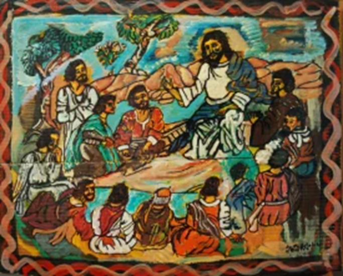 Jesus Teaching The Disciples Bostic